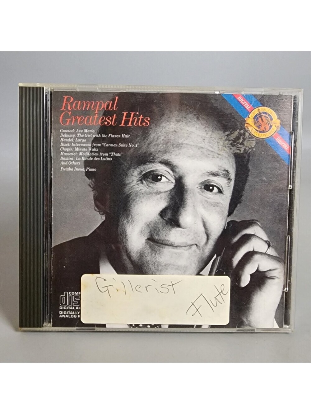 Rampal Greatest Hits Vol. 1 Jean-Pierre Rampal Flute Futaba Inoue Piano CD CBS